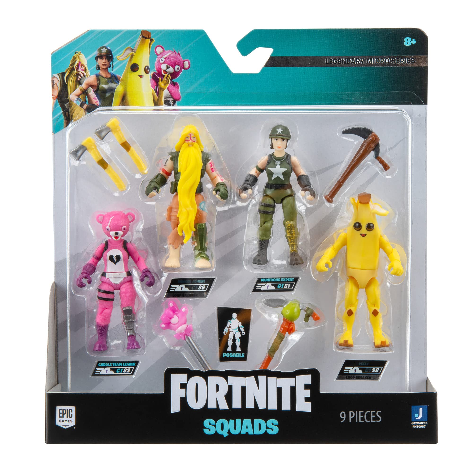 Amazon.co.jp: Jazwares Fortnite マイクロレジェンダリーシリーズ